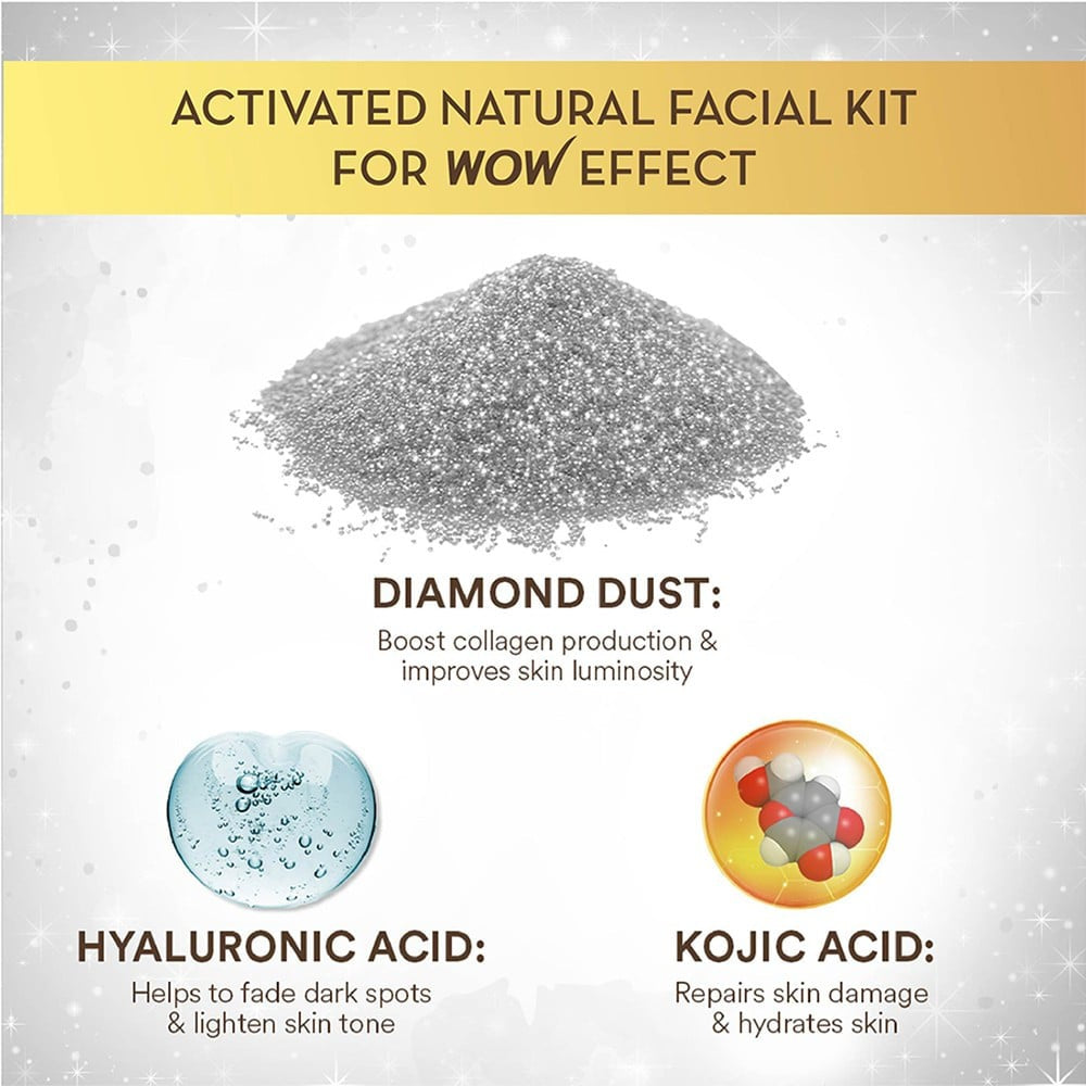 Wow Skin Science Diamond Lumi-Glow Facial Kit : 85 ml