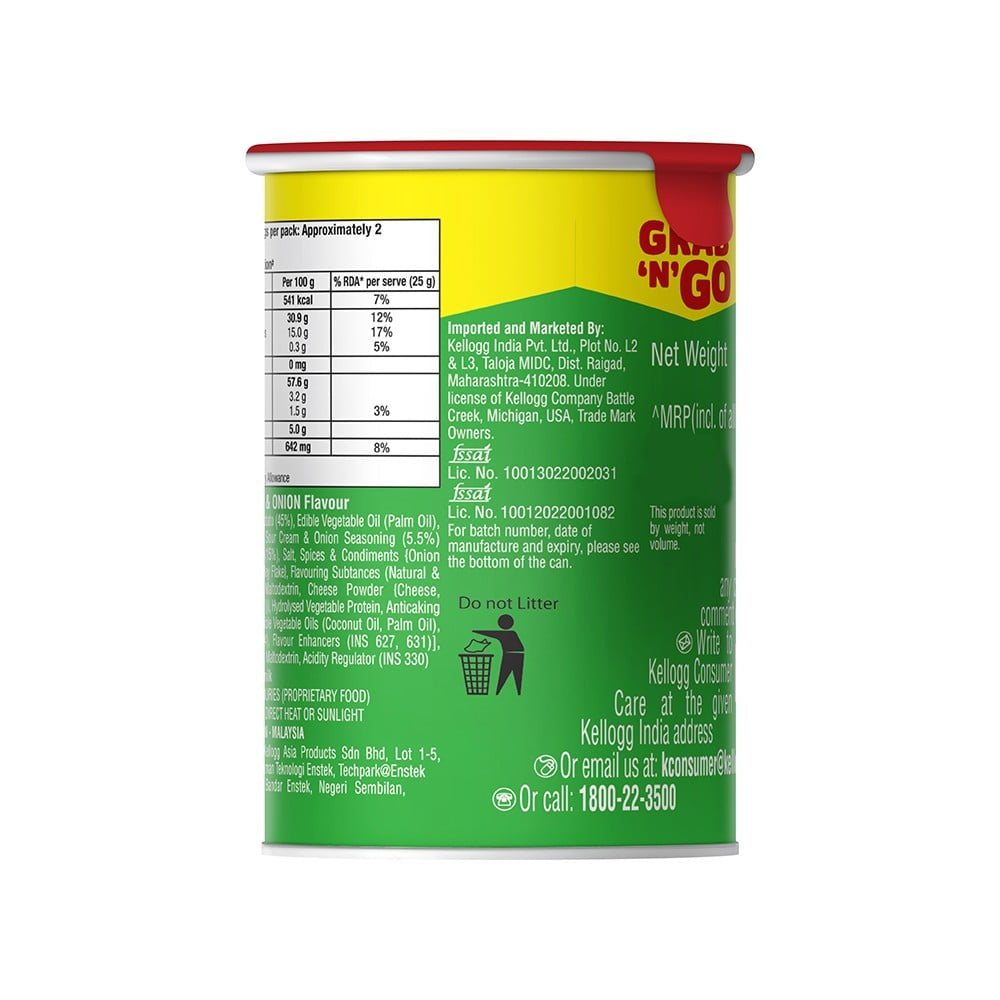 Pringles Sour Cream & Onion Potato Chips : 40 g