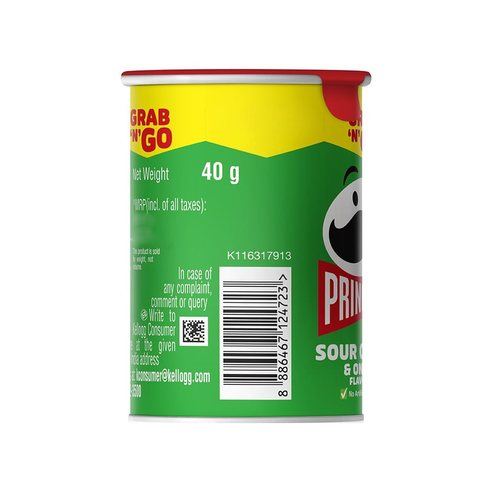 Pringles Sour Cream & Onion Potato Chips : 40 g
