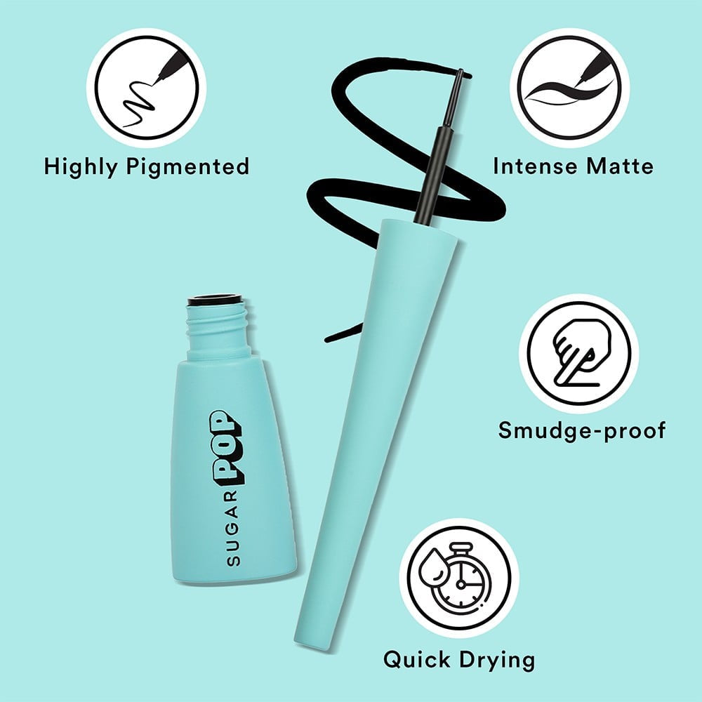 SUGAR POP Matte Eyeliner (Black) : 4.5 ml