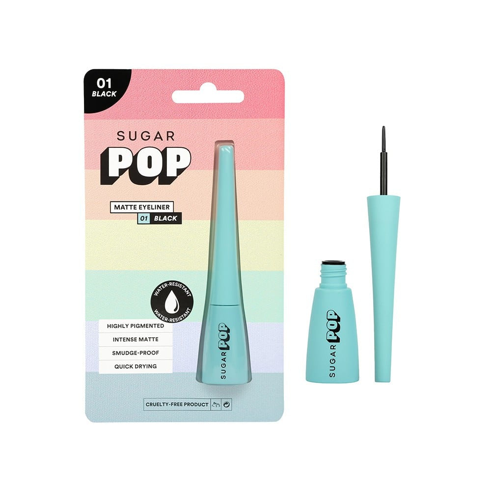 SUGAR POP Matte Eyeliner (Black) : 4.5 ml