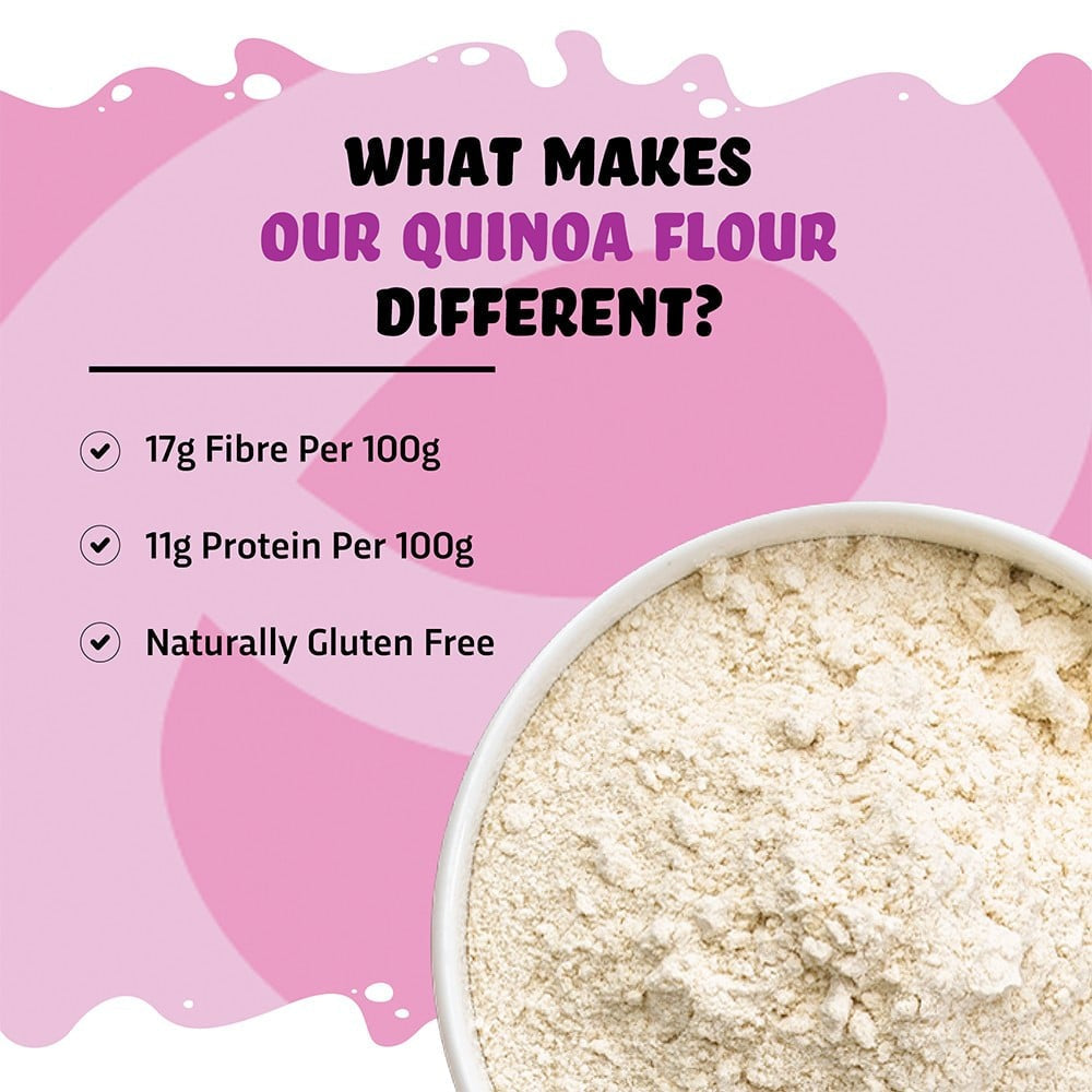 True Elements Quinoa Flour - Gluten-Free Atta : 500 g