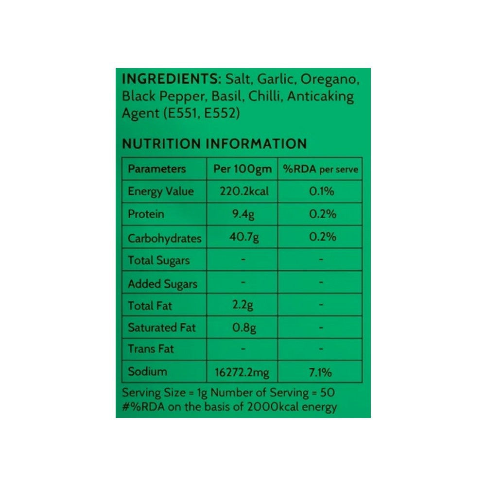 Snapin Oregano Seasoning : 50 g (10 x 5 g)