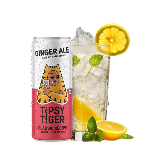 Tipsy Tiger Ginger Ale (Ginger Ale made with Real Ginger) : 250 ml