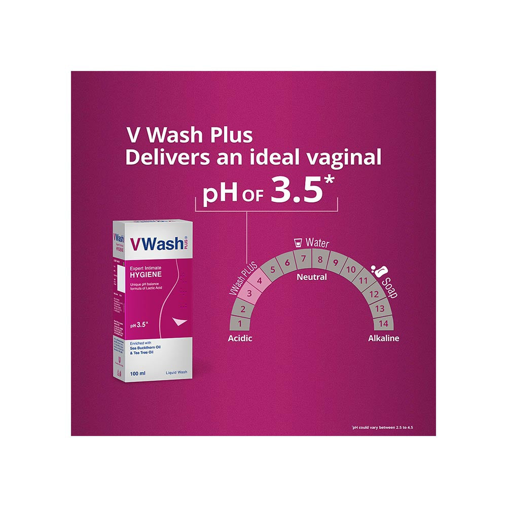 VWash Plus Expert Hygiene Intimate Wash : 100 ml