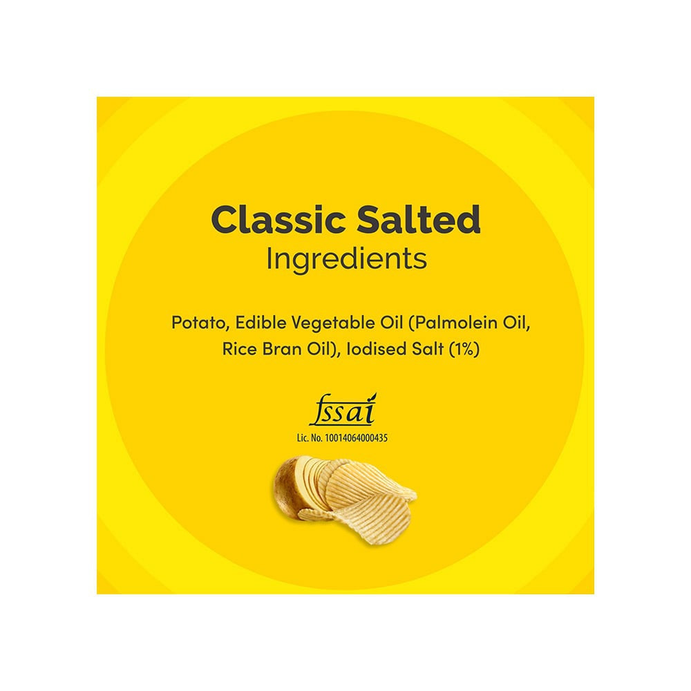 Lay's Classic Salted Potato Chips : 48 g