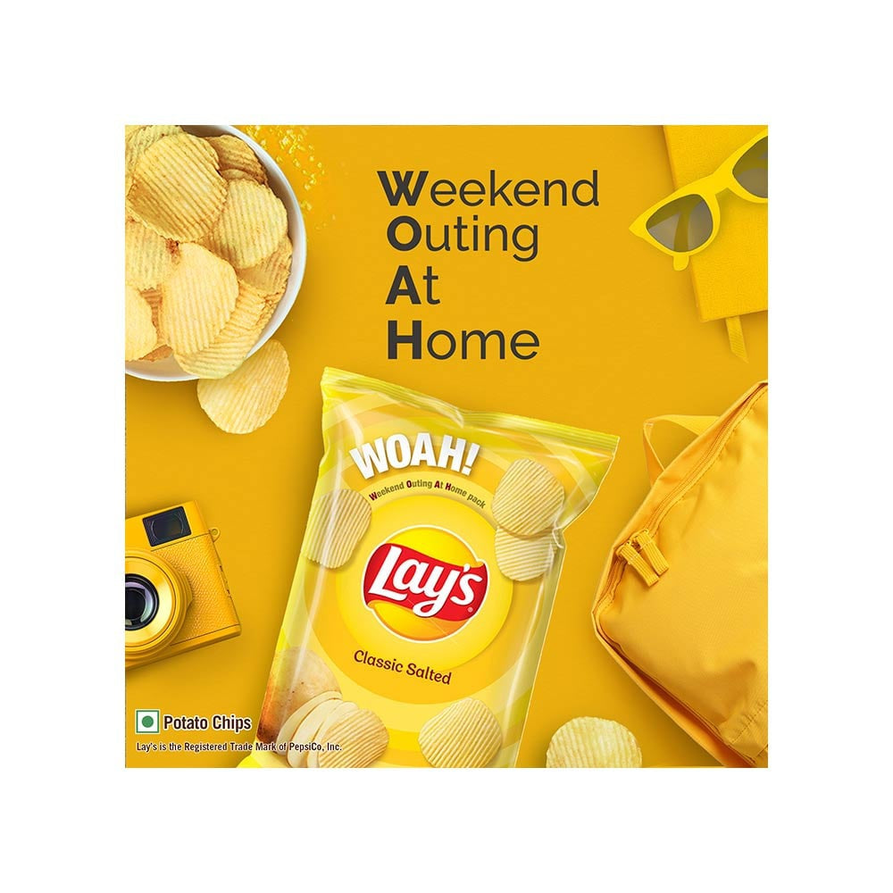 Lay's Classic Salted Potato Chips : 48 g