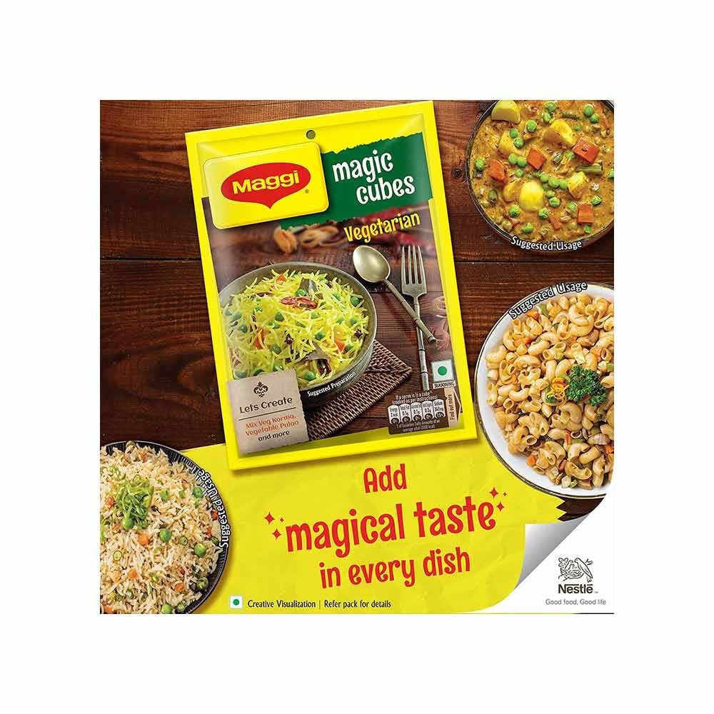 Maggi Magic Cubes-Vegetarian Masala (10 Cubes) : 40 g