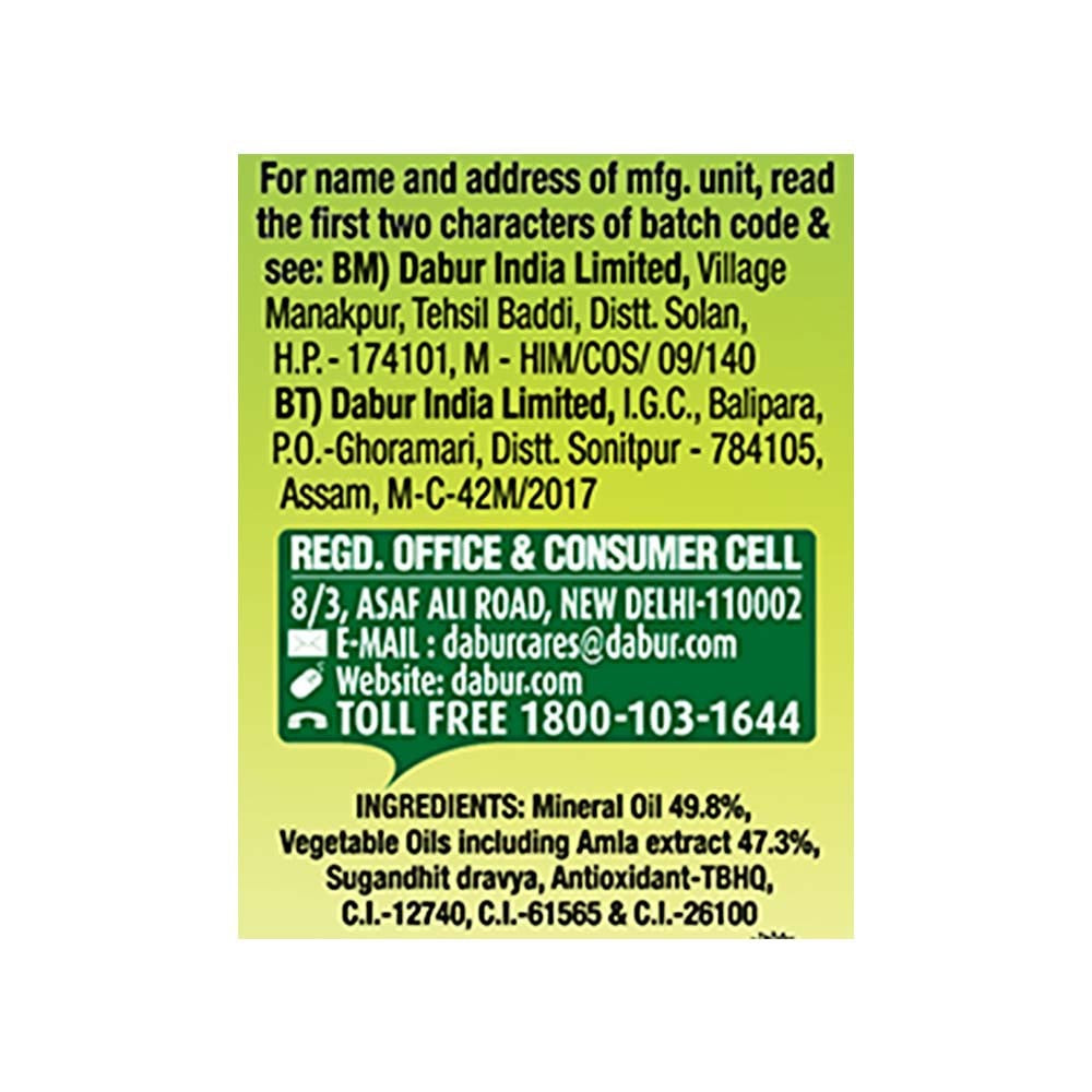 Dabur Amla Hair Oil : 180 ml
