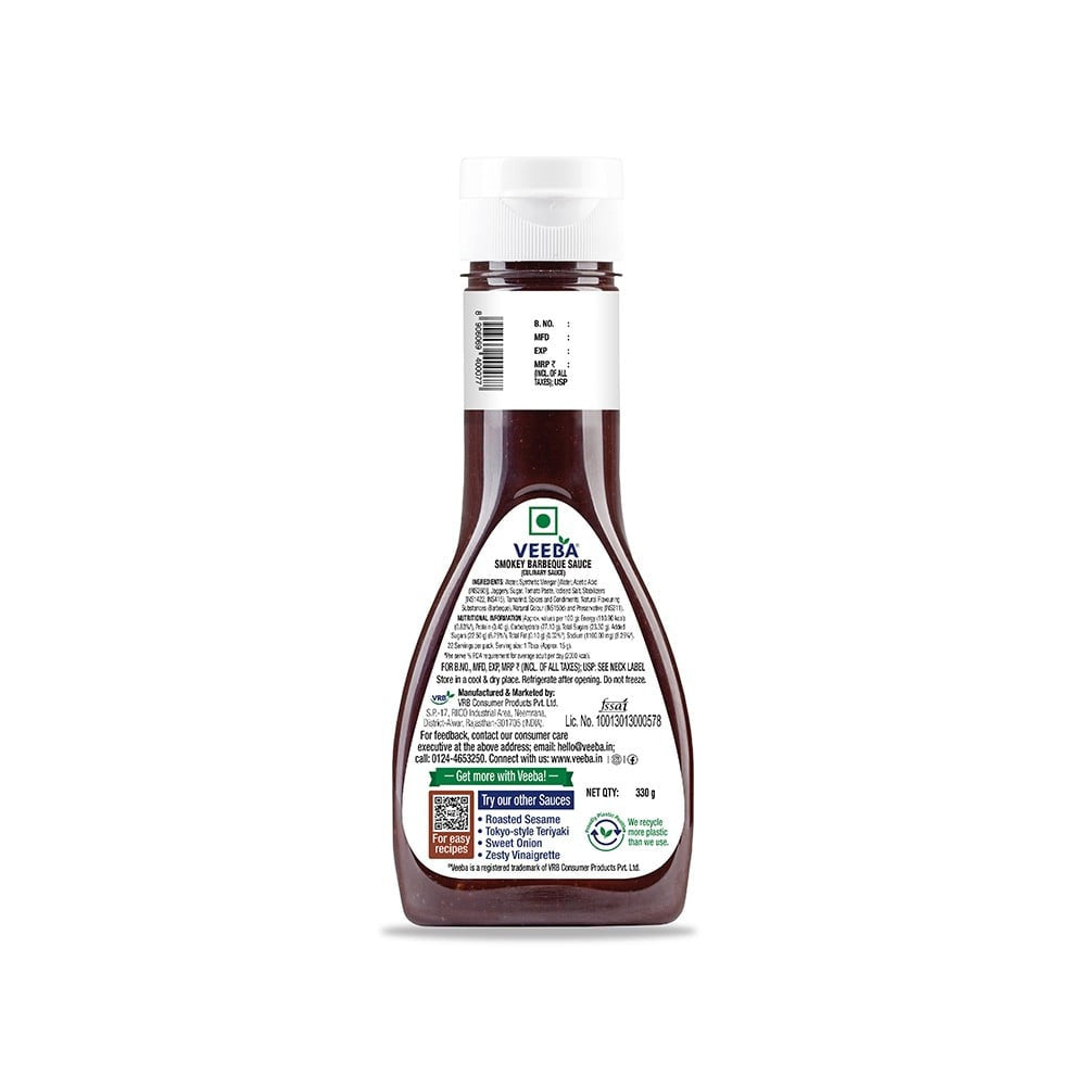 Veeba Smokey Barbecue Sauce : 330 g