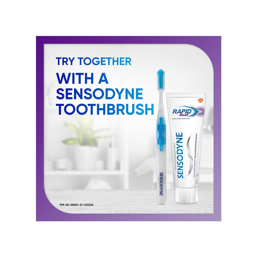Sensodyne Rapid Relief Sensitive Toothpaste : 80 g