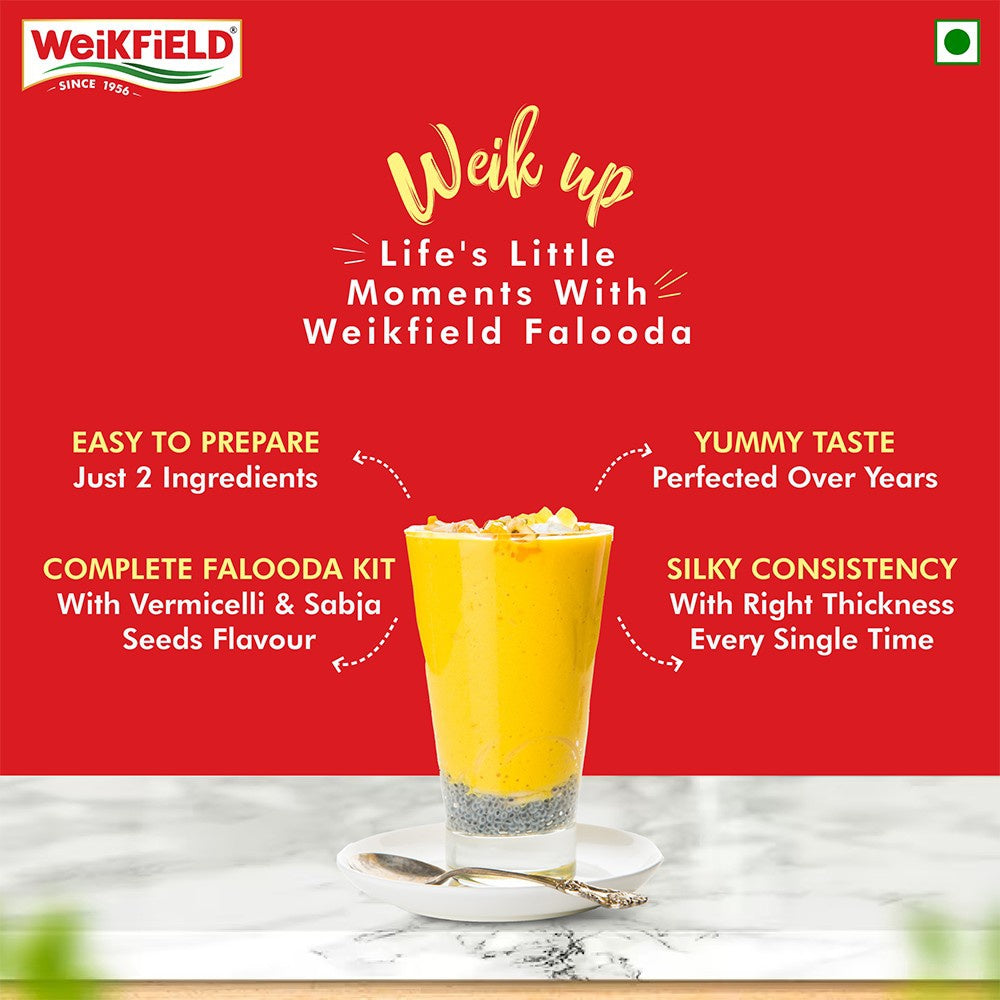 Weikfield Mango Falooda Dessert Mix : 200 g