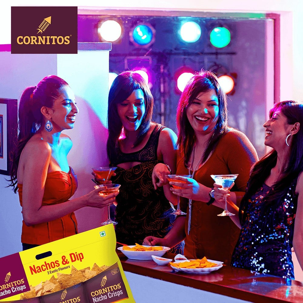 Cornitos Nachos & Salsa Combo - Pack of 2 : 2 x 3 x 55 g + 50 g