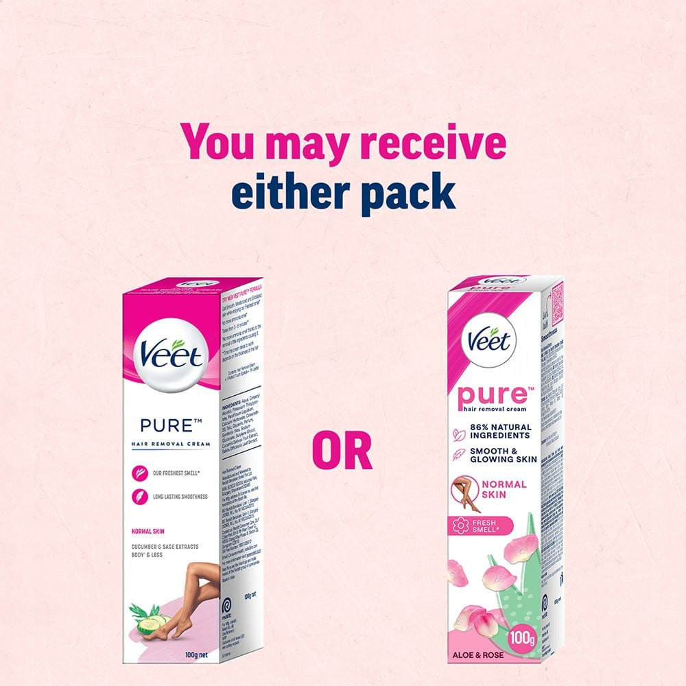 Veet Pure Hair Removal Cream (for Normal Skin) : 100 g