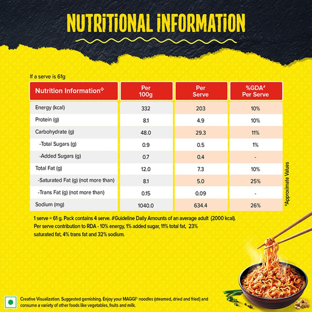 Maggi Spicy Manchurian Instant Noodles : 244 g