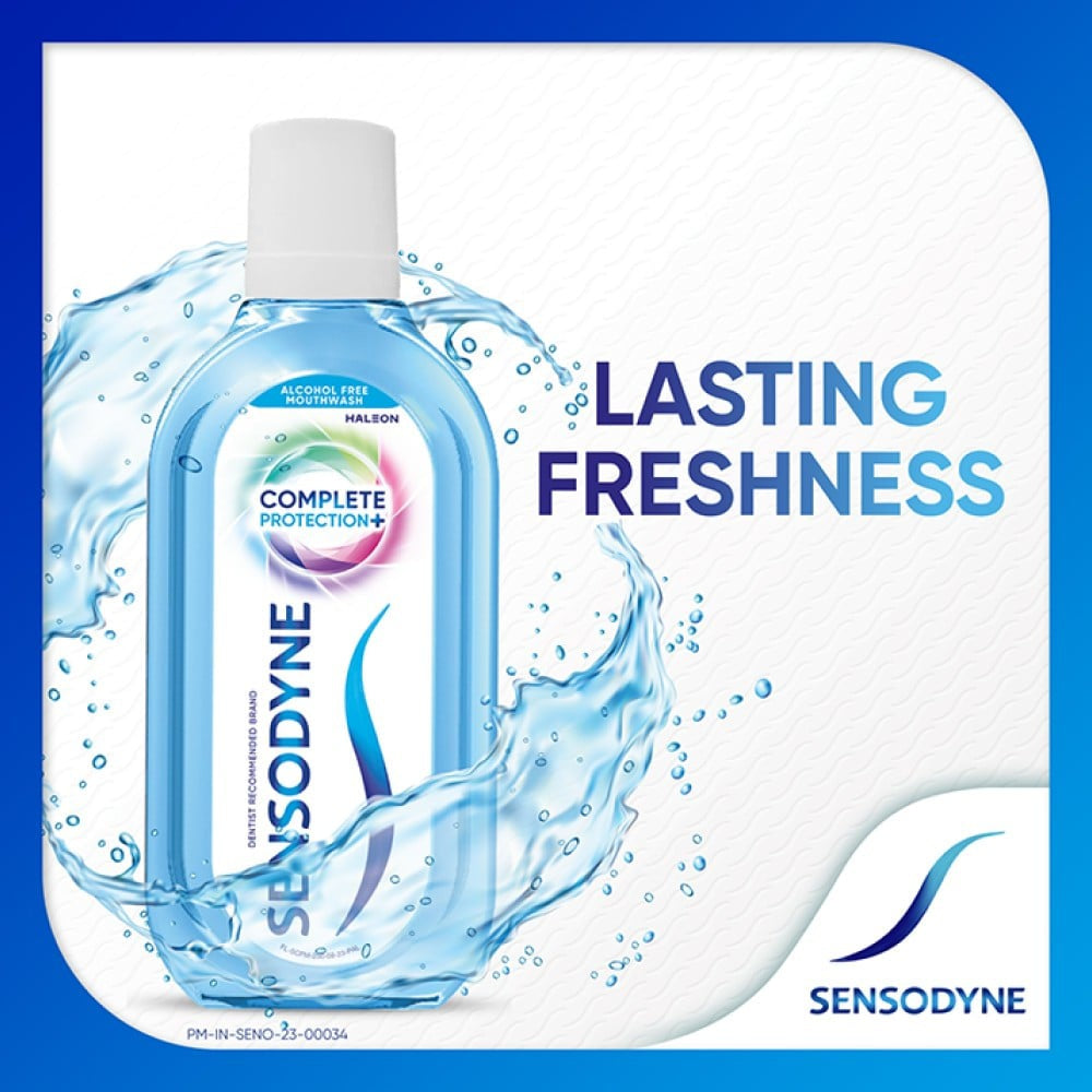 Sensodyne Complete Protection + Mouthwash (Alcohol Free) : 250 ml