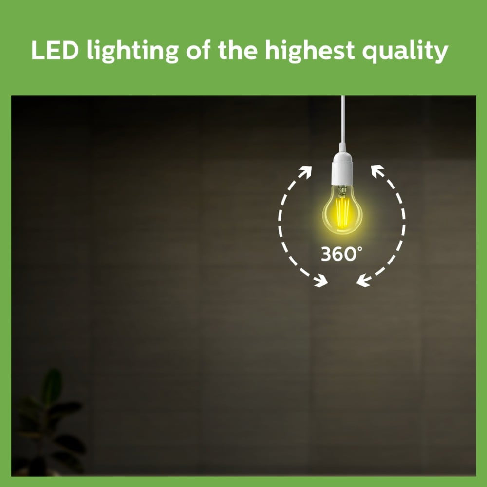 Philips Full Glow Clear Glass 9W LED Bulb (Warm White) : 1 unit