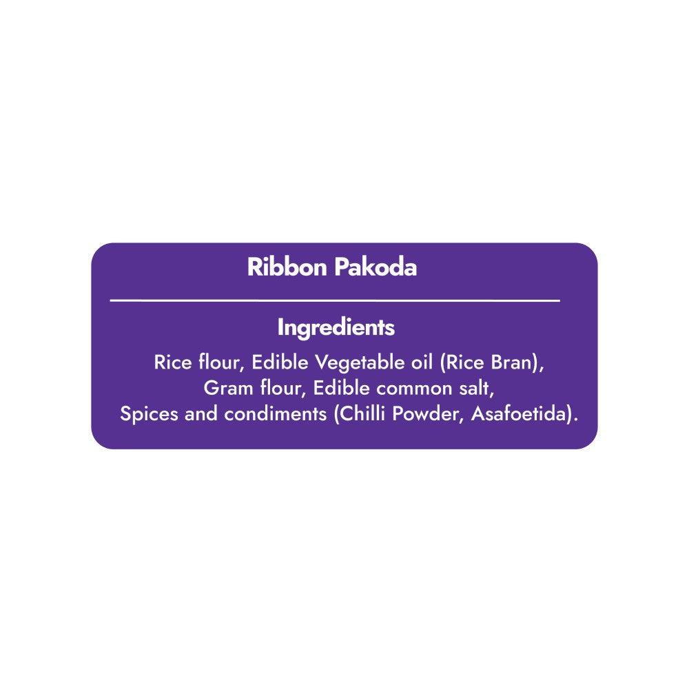 Sweet Karam Coffee Ribbon Pakoda / Murukku Namkeen, - No Palm Oil - Pack of 3 : 3 x 95 g