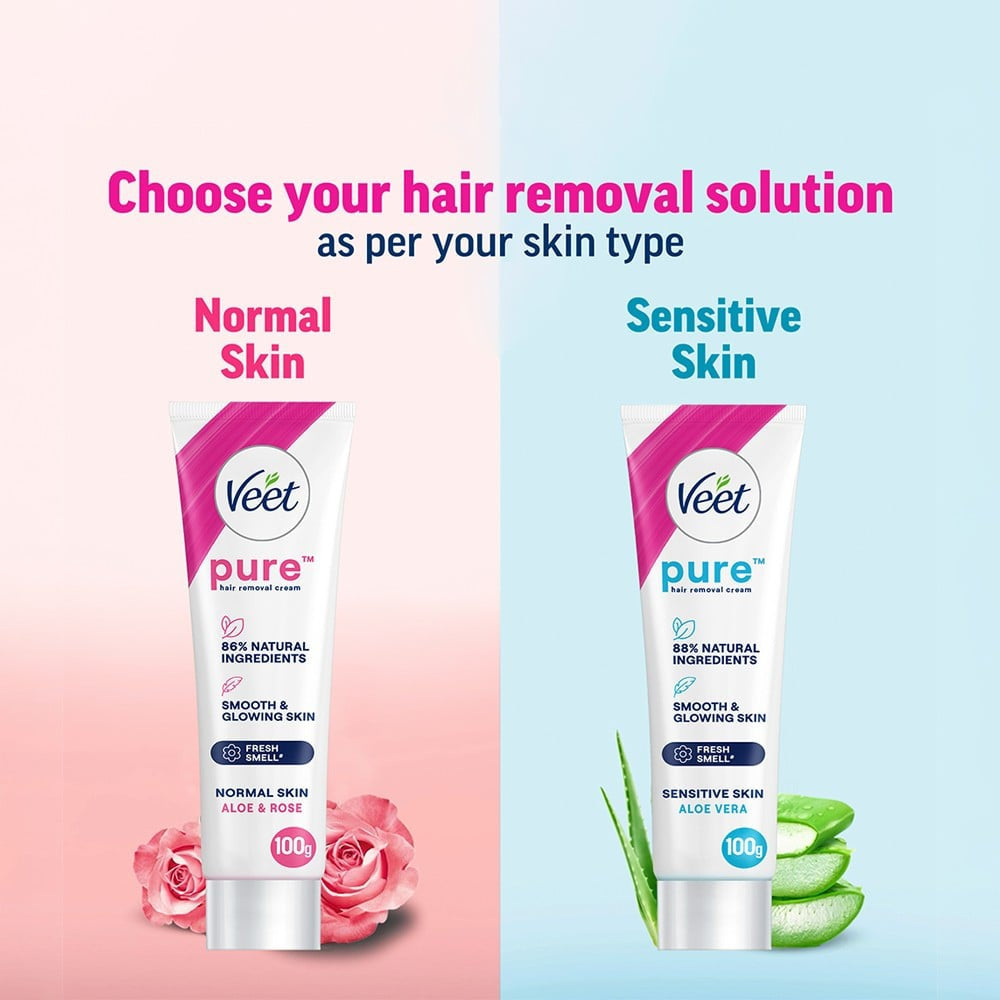 Veet Pure Hair Removal Cream (for Normal Skin) : 100 g