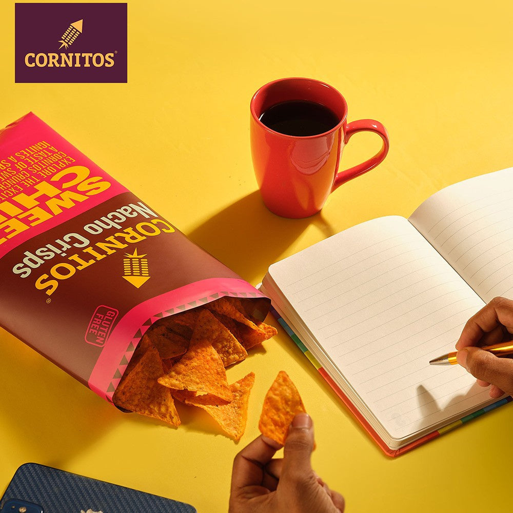 Cornitos Sweet Chili Nachos - Pack of 3 : 3 x 75 g
