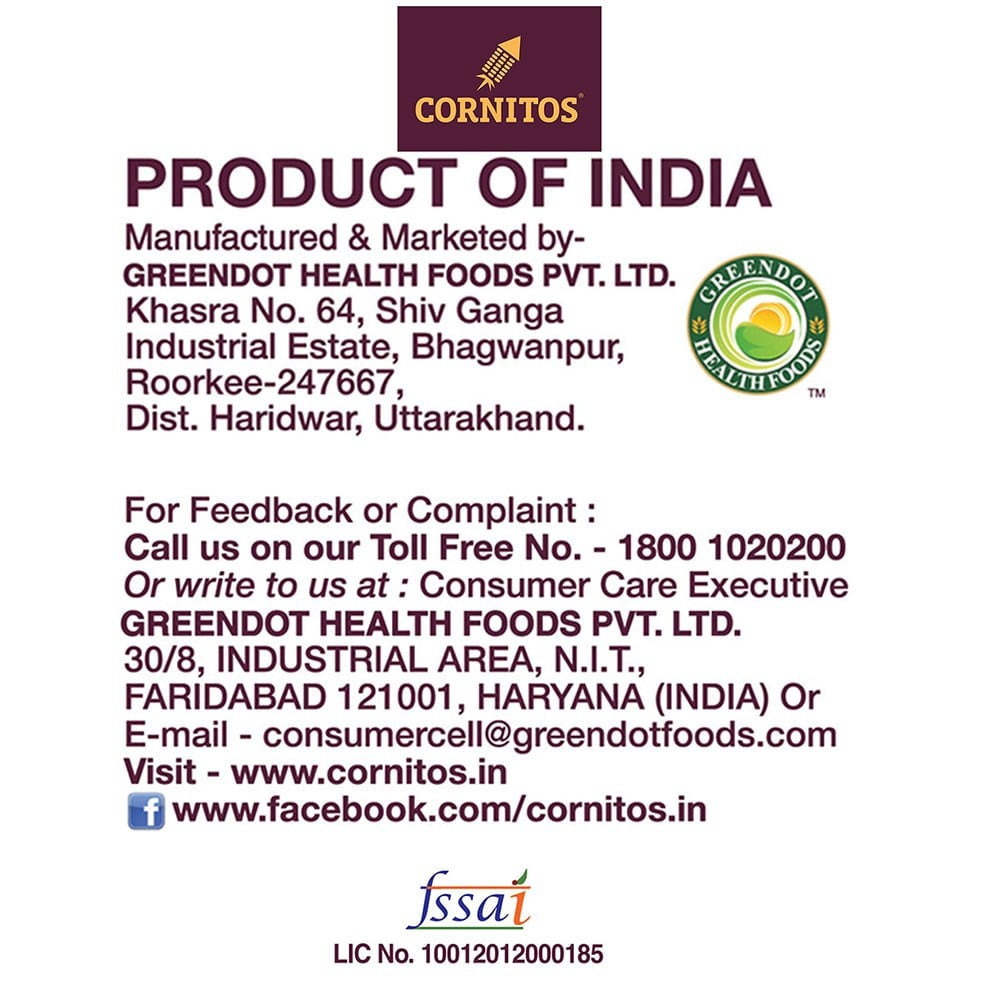 Cornitos Cheese & Herbs Nachos : 150 g