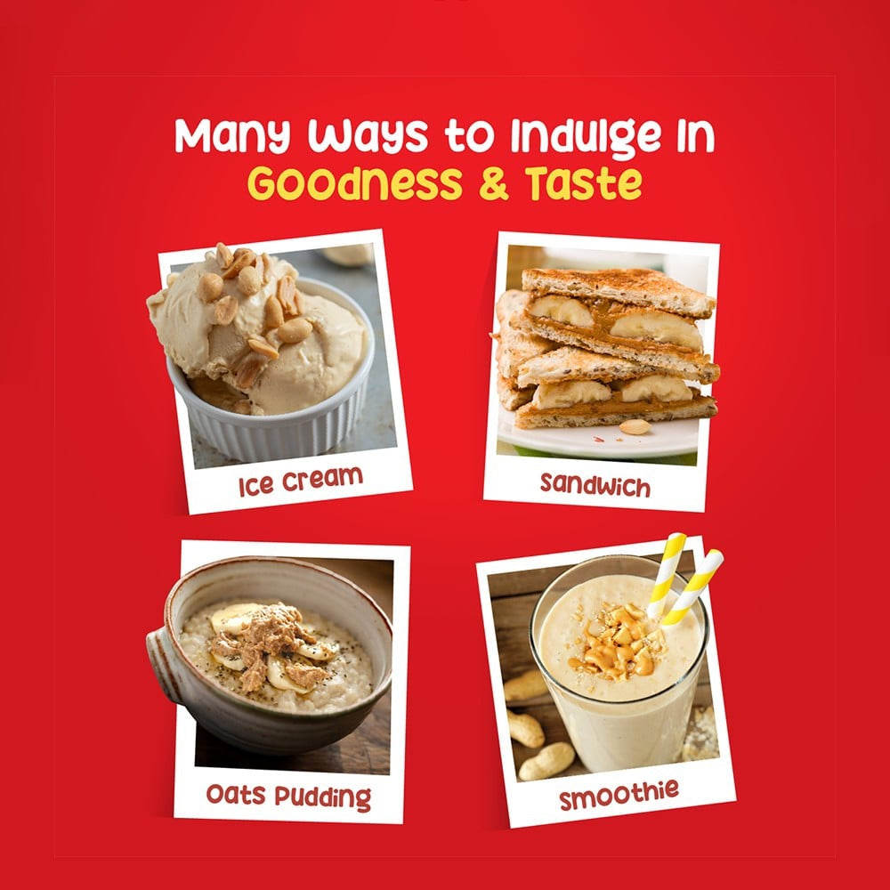 Saffola Crunchy Peanut Butter With Jaggery : 350 g