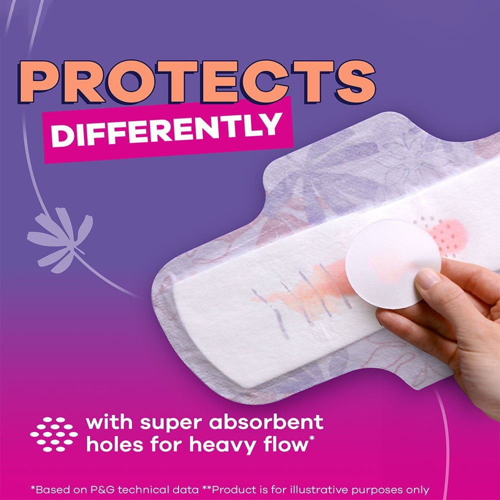Whisper Flexfoam Sanitary Pads : 10 pieces