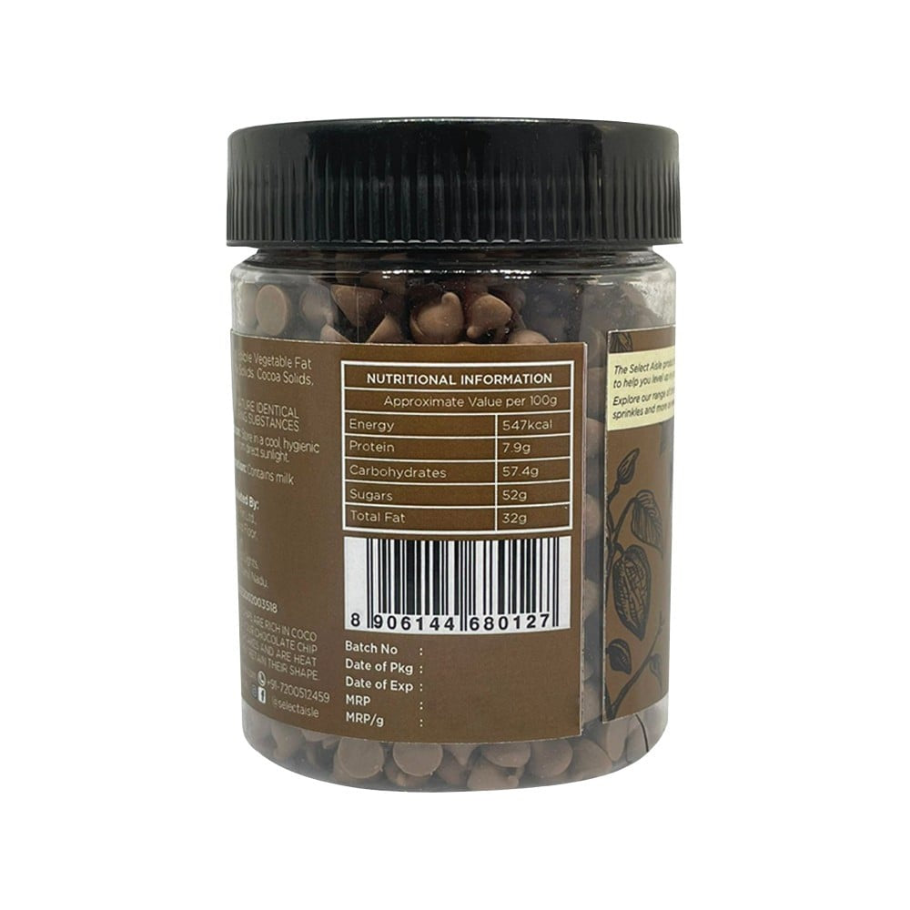 The Select Aisle Milk Choco Chips : 150 g