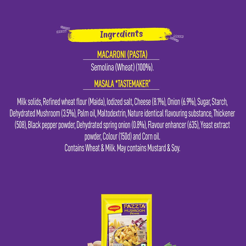 Maggi Mushroom Penne Instant Pasta : 68.5 g