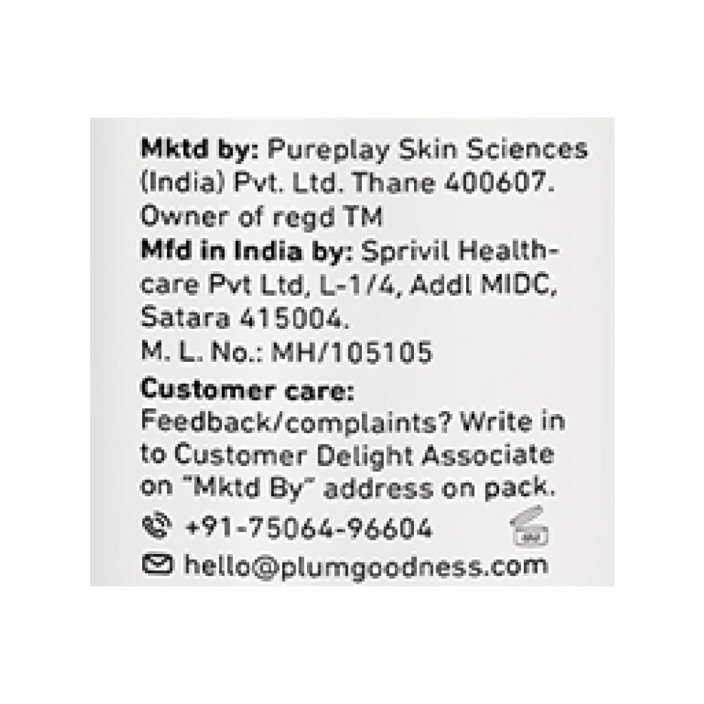 Plum 3% Niacinamide Toner with Rice Water : 150 ml