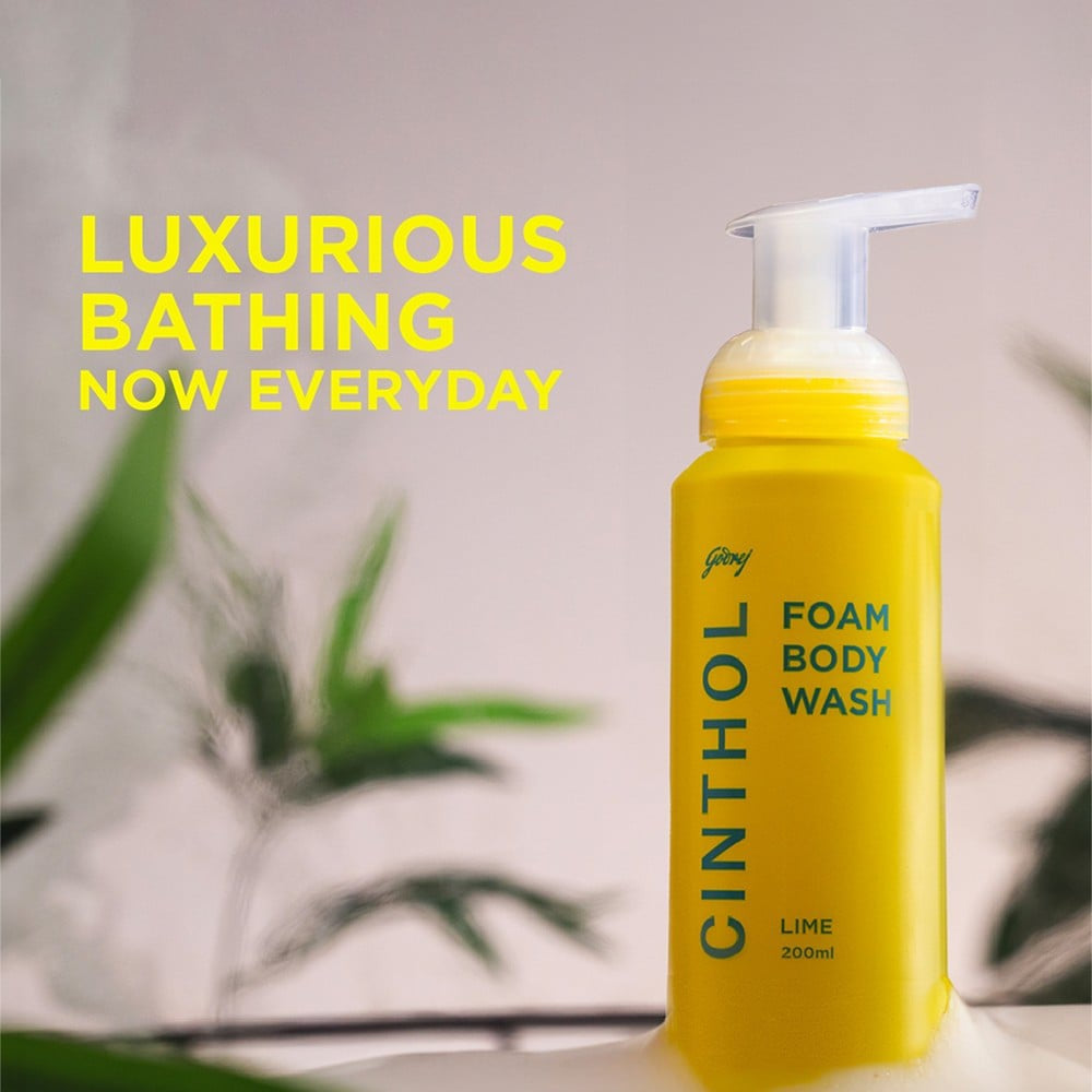 Cinthol Foam Body Wash - Lime : 200 ml