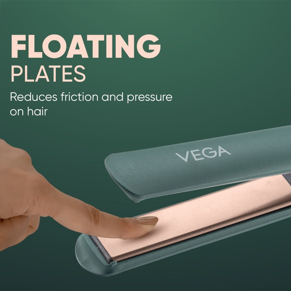 Vega VHSH-42 Salon Smooth Hair Straightener (Green, 41W) : 1 unit