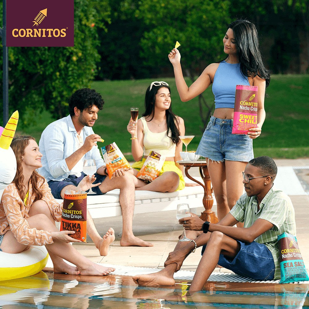 Cornitos Nachos & Salsa Combo - Pack of 2 : 2 x 3 x 55 g + 50 g