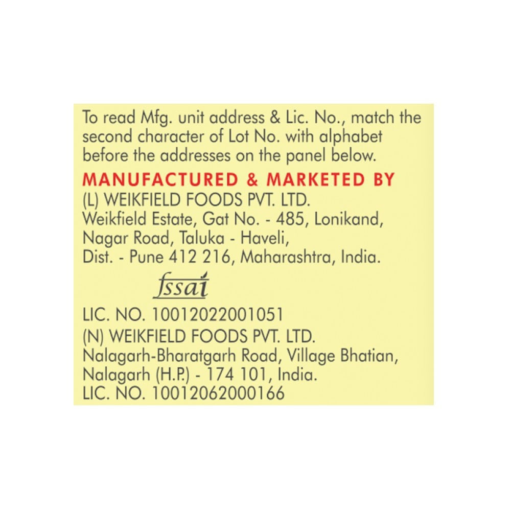 Weikfield Baking Powder : 100 g