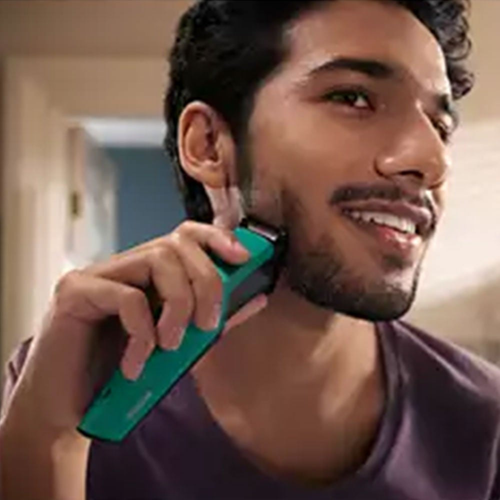 Philips BT1234/18 Skin Protect Beard Trimmer for Men (Teal Blue) : 1 unit