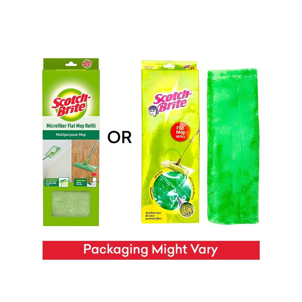 Scotch Brite Microfiber Flat Mop Refill (Microfiber Refill) : 1 unit