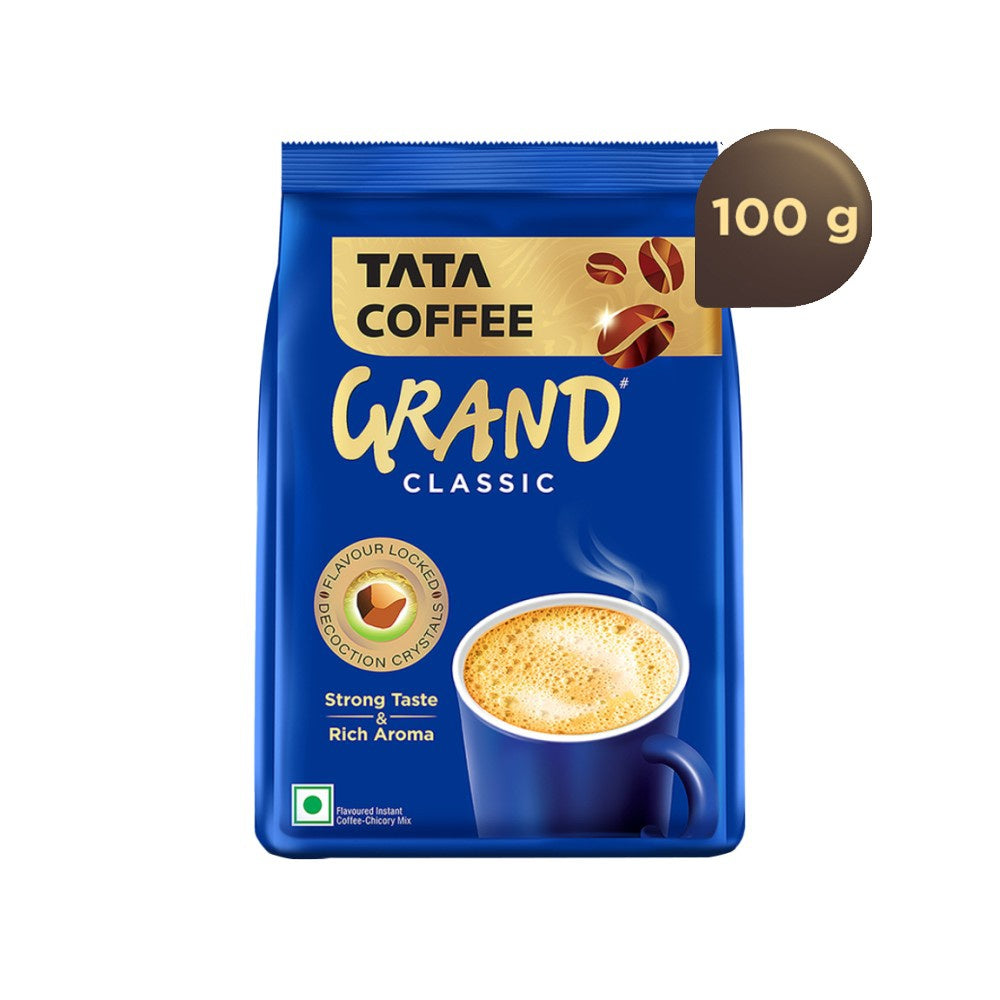 Tata Coffee Grand Classic Instant Coffee (Strong Taste) : 100 g