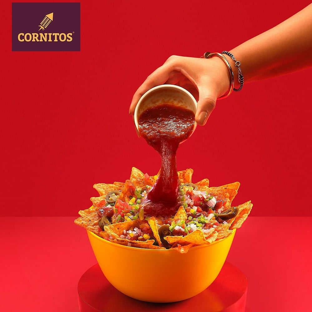Cornitos Nachos & Salsa Combo : 3 x 55 g + 50 g