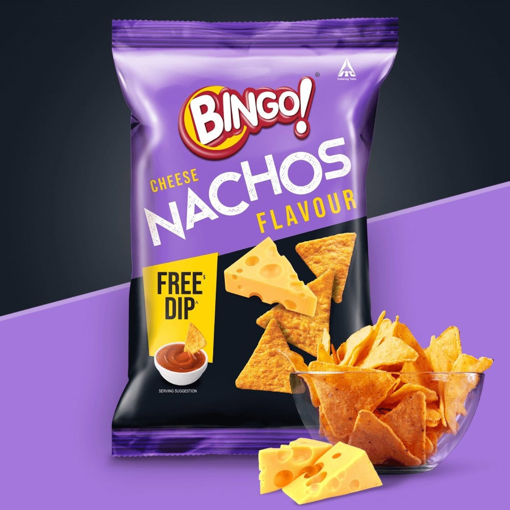 Bingo Mad Angles Cheese Nachos : 42 g