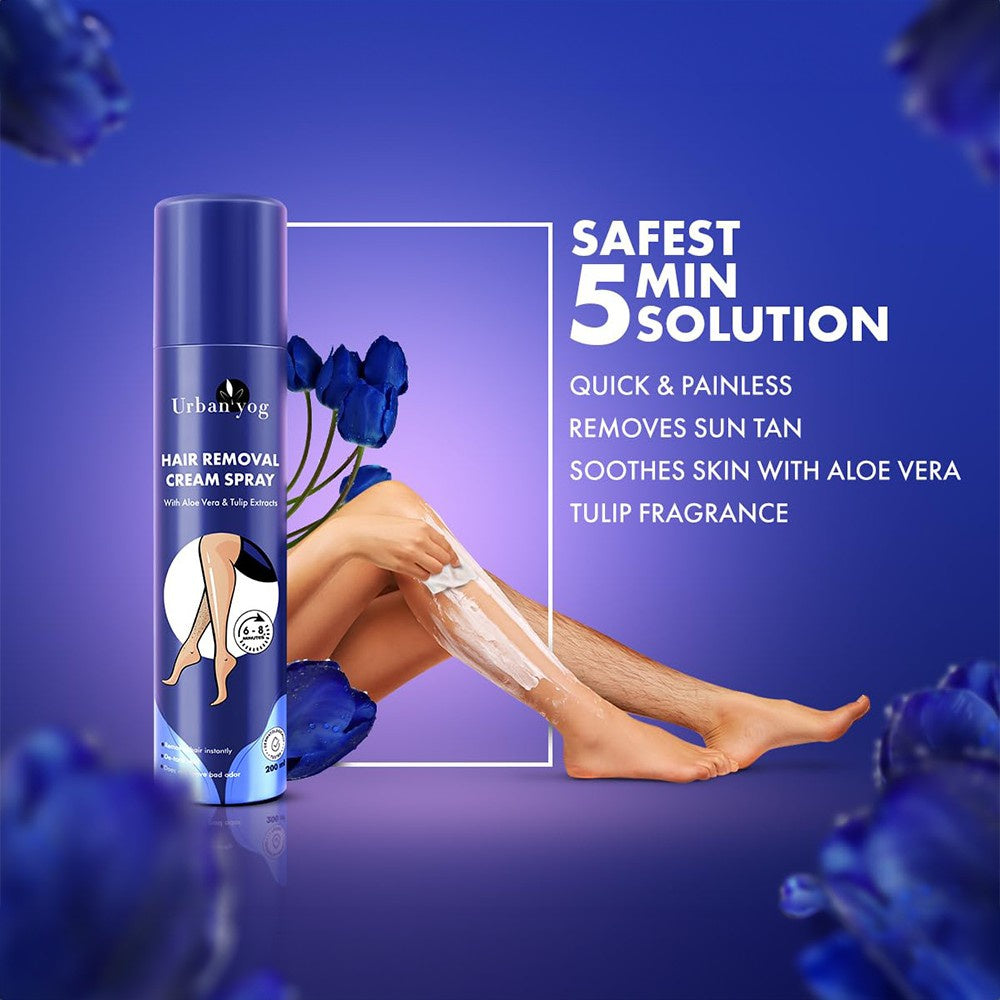 Urban Yog Cream Hair Removal Spray : 200 ml