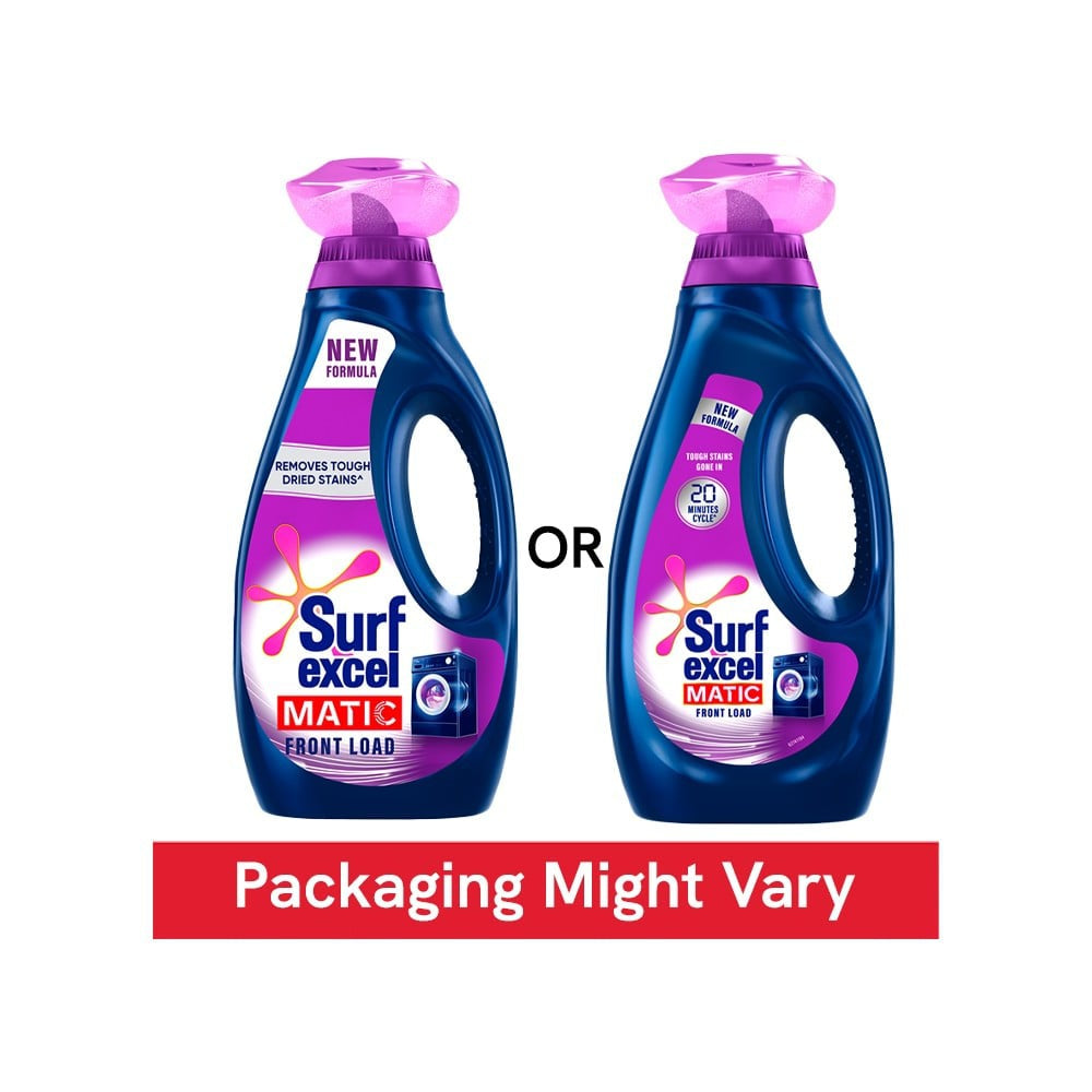 Surf Excel Front Load Liquid Detergent : 1 ltr