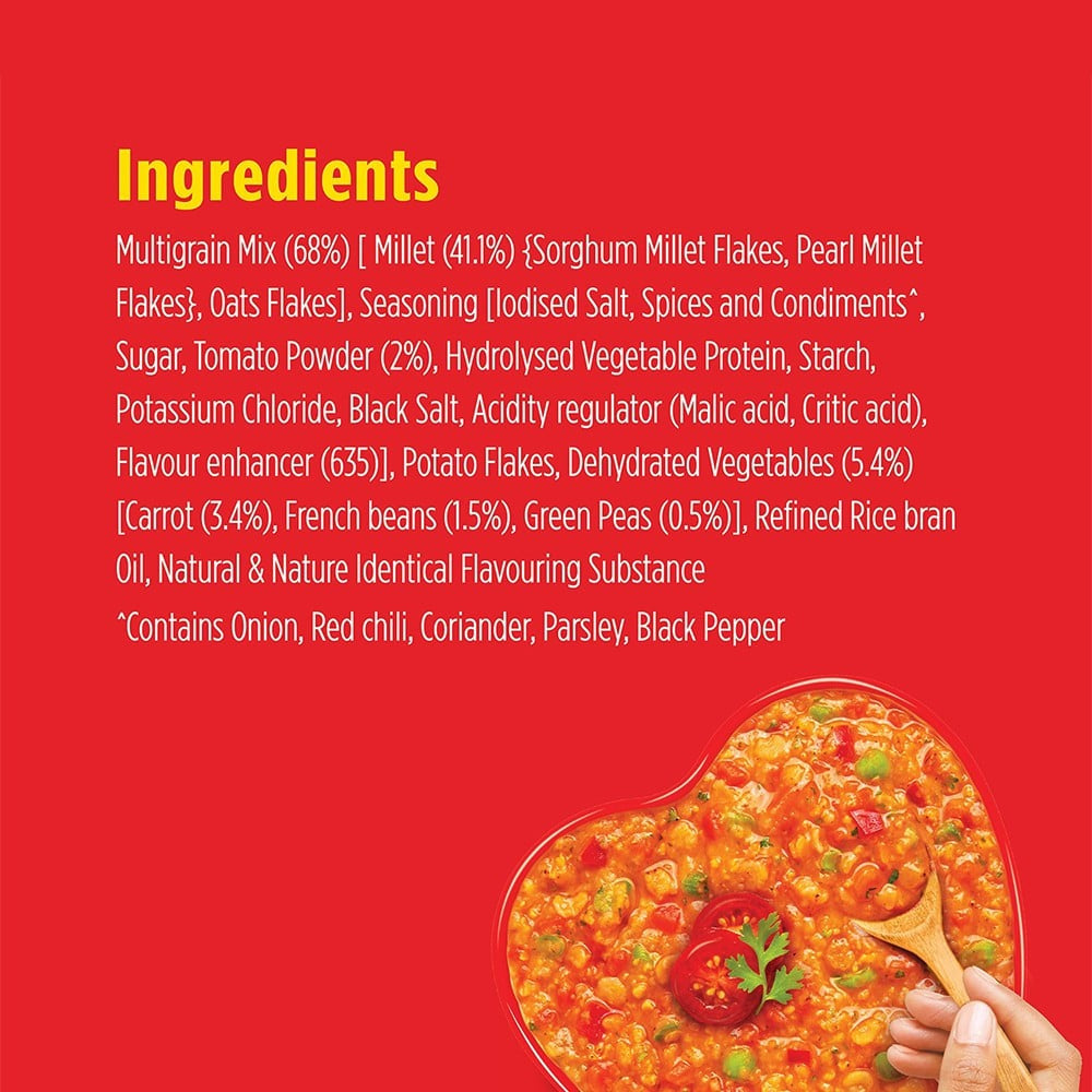 Saffola Masala Millet Tomato Delight - Pack of 3 : 3 x 35 g