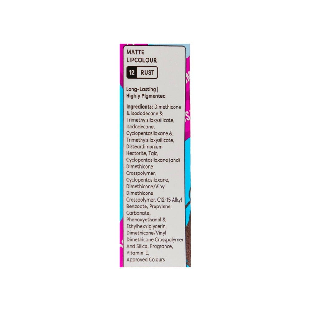 SUGAR POP Matte Lipcolour (Rust 12) : 1.6 ml