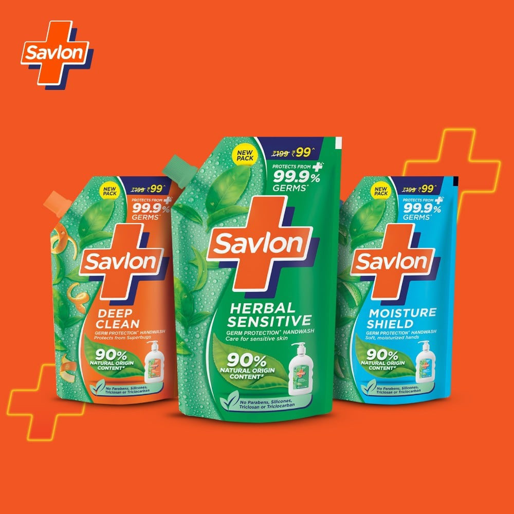 Savlon Herbal Sensitive Hand Wash (Refill) : 675 ml