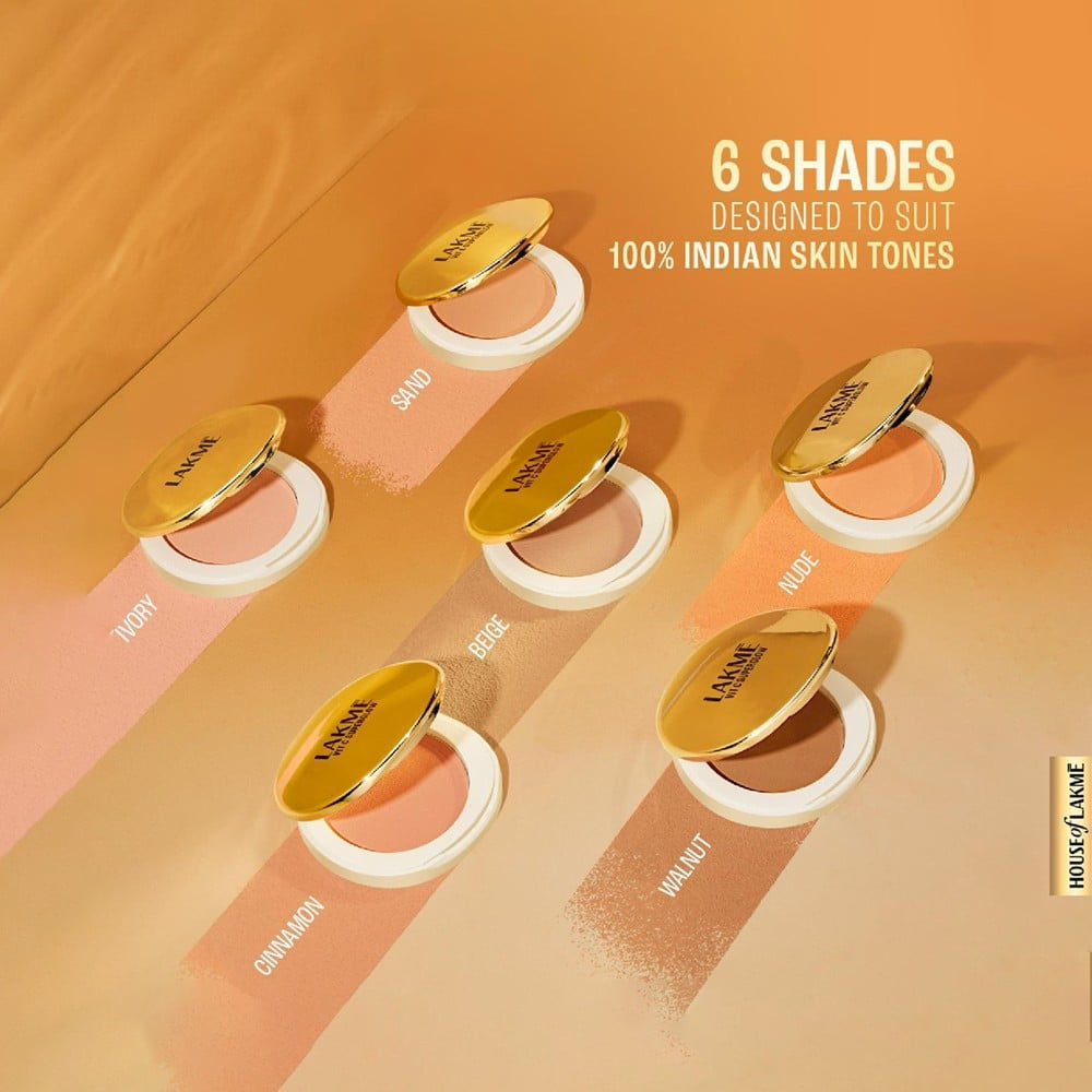 Lakme Makeup + Skincare Vitamin C Compact (Nude) : 8 g