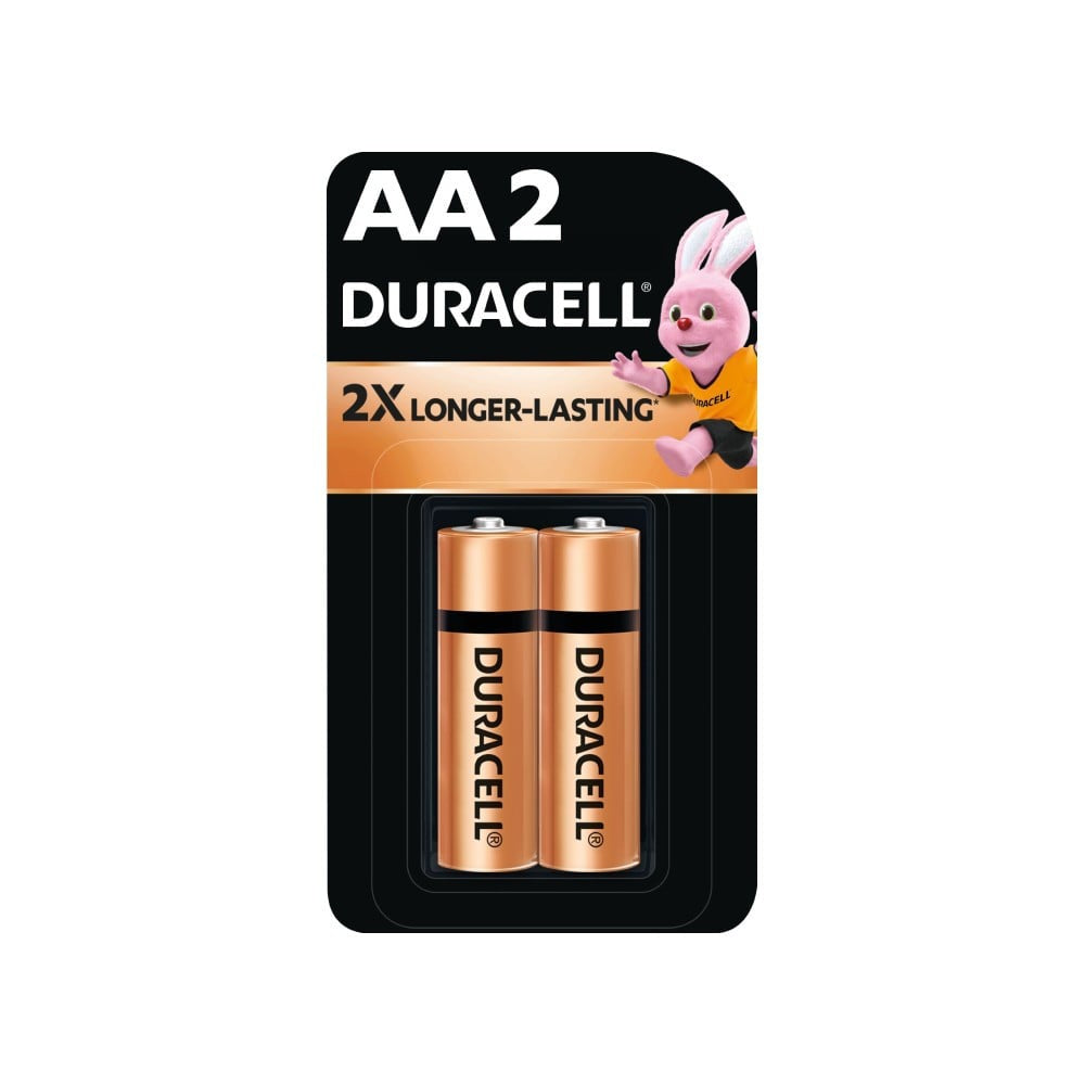 Duracell AA Alkaline Battery : 1 pack (2 pieces)