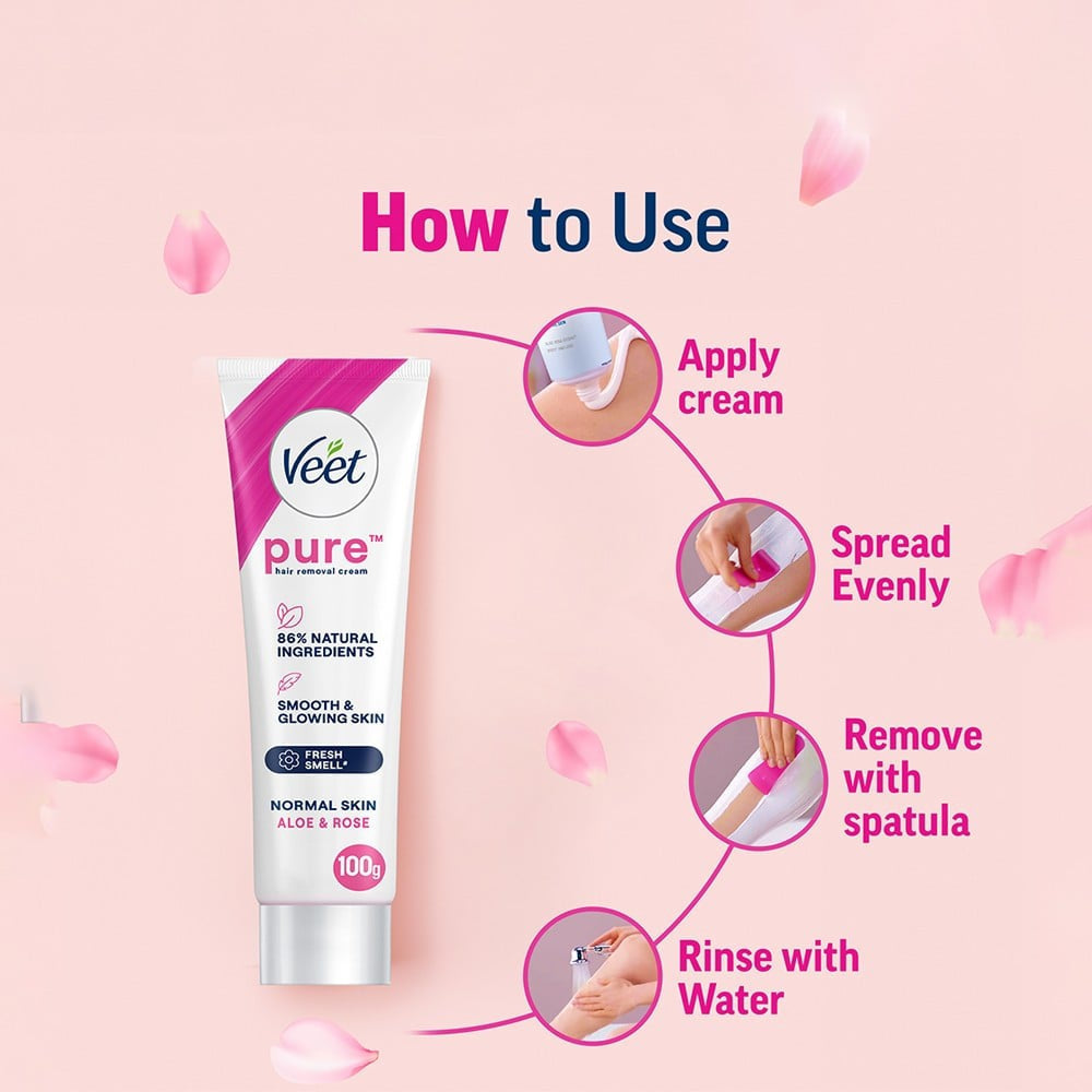 Veet Pure Hair Removal Cream (for Normal Skin) : 100 g