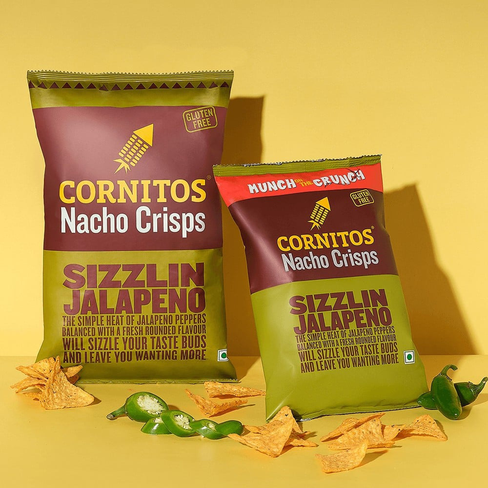 Cornitos Sizzlin Jalapeno Nachos - Pack of 2 : 2 x 150 g