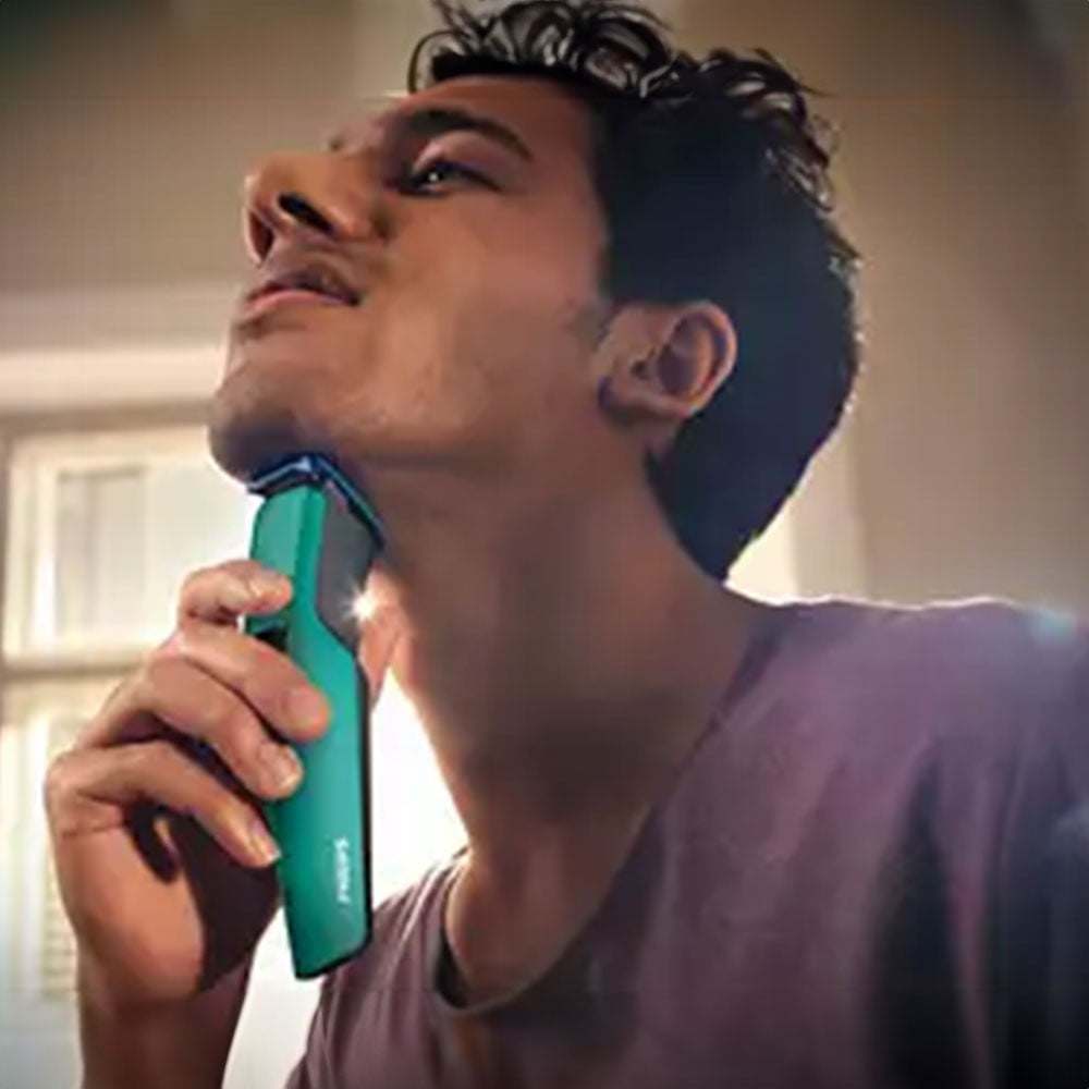 Philips BT1234/18 Skin Protect Beard Trimmer for Men (Teal Blue) : 1 unit