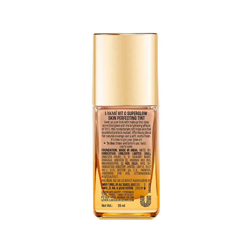 Lakme Makeup+Skincare Vitamin C SuperGlow Foundation (Neutral Nude) : 25 ml